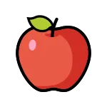 Red Apple SVG Icon